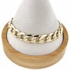 3547 Bransoletka elegancka złota 27cm pozłacana 14k Xuping 